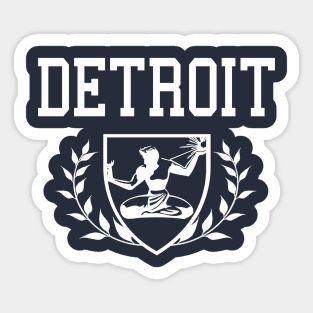 Detroit 313 Crest Sticker